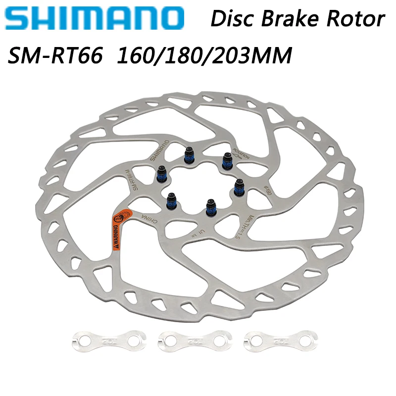 

SHIMANO DEORE SLX SM-RT66 6 Bolt Brake Disc Rotor 6 Bolt MTB Bike Disc RT66 Bike Brake Rotors M670 M675 M7000 Brake