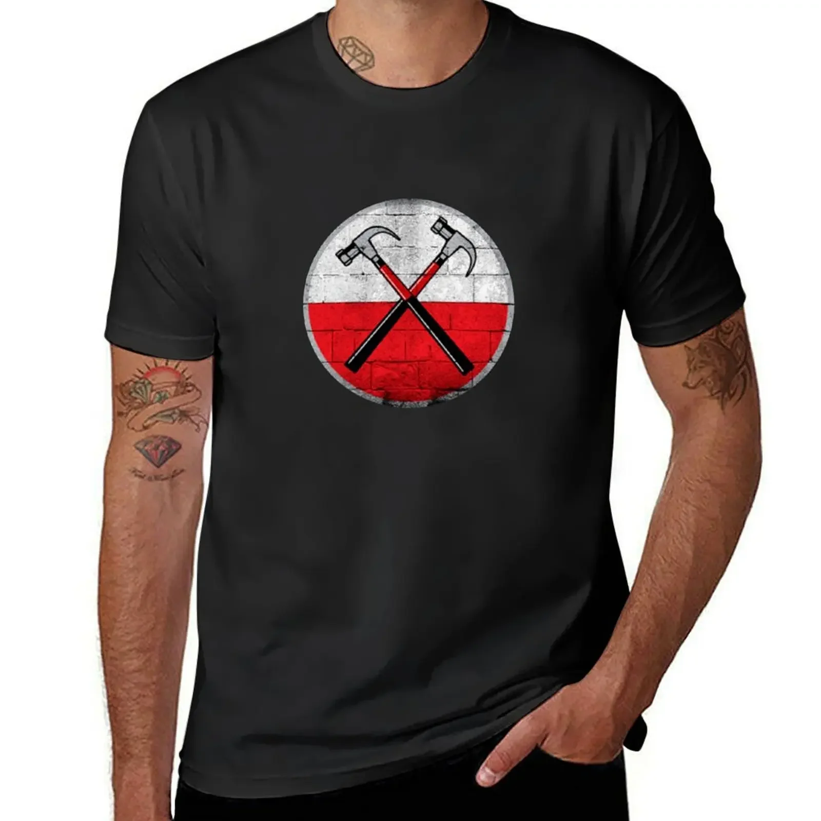 The Wall Hammer T-shirt vintage for a boy sublime oversized t shirt men