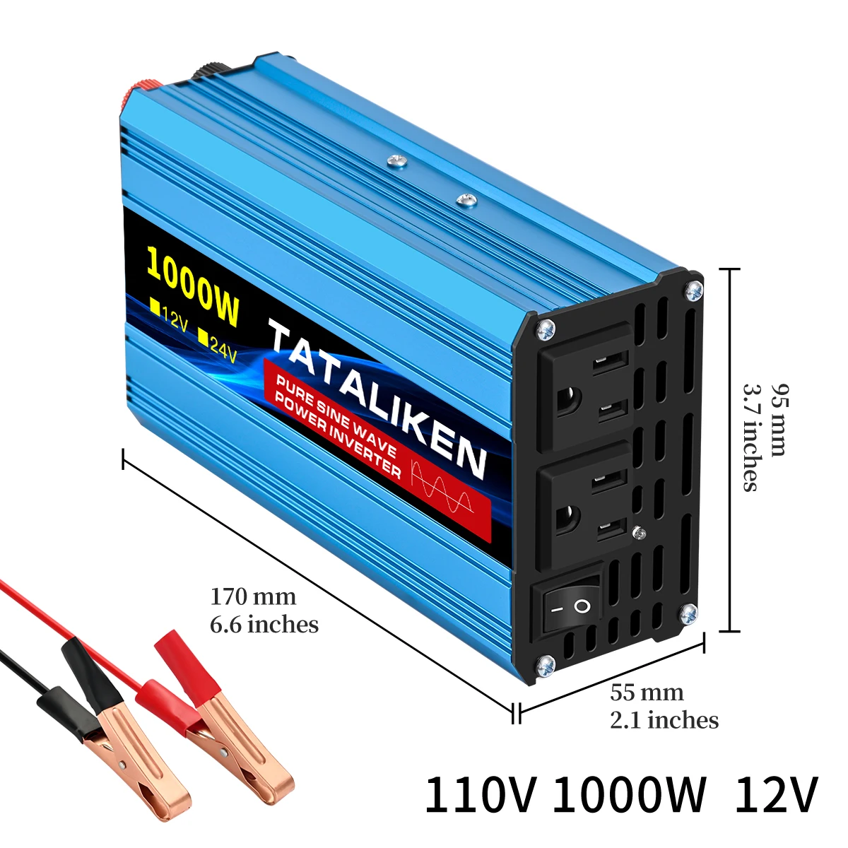 12V 110V 1000W 60HZ