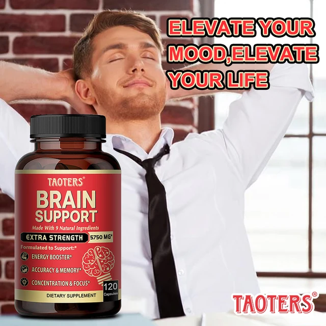 Ashwagandha Root Extract, Brain Support, Helps with Memory and Focus, Accuracy and Concentration, Energy Support.