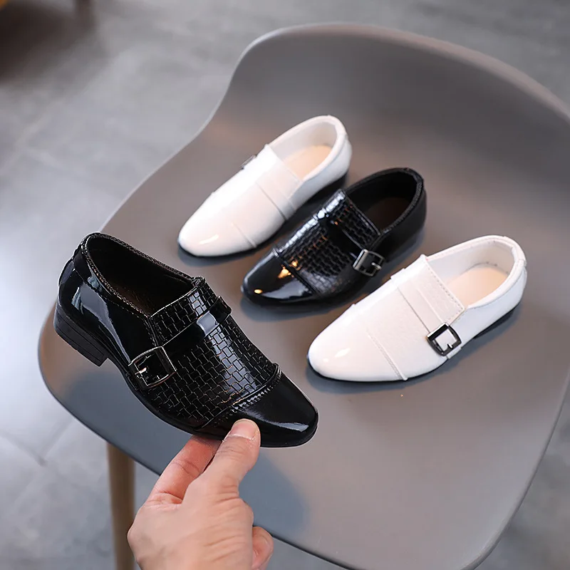 Kids Shoes Leather Shoes Kids Boys Girls Leather Shoes Soft Bottom Performance Shoes Ceremonial Footwear