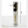 Flower Vase Decorative Centerpiece For Home or Wedding SUS304 Stainless Steel, 11.8" Tall (Silver) 3