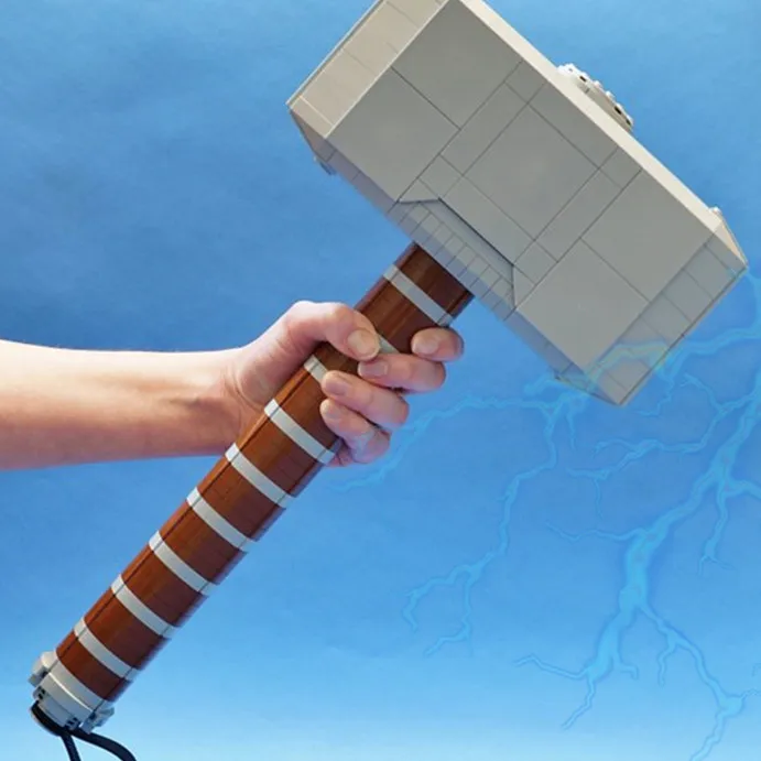 Thors Hammer Thunder Avenger Heroes Armi Modello Building Block Brick Gift Toy Kid