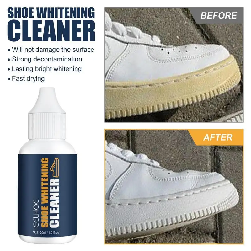 Shoe Whitening Cleanser Deep Cleaning Brightening Remove Yellow Stains Maintenance of Sports Shoe Edge Decontamination Cleaner 3