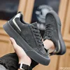 Spring  Autumn Men's Trendy Soft soled Versatile Daily Casual Board Shoes New Thick soled Wear resistant Simple Men's Shoes