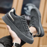 Spring  Autumn Men's Trendy Soft soled Versatile Daily Casual Board Shoes New Thick soled Wear resistant Simple Men's Shoes