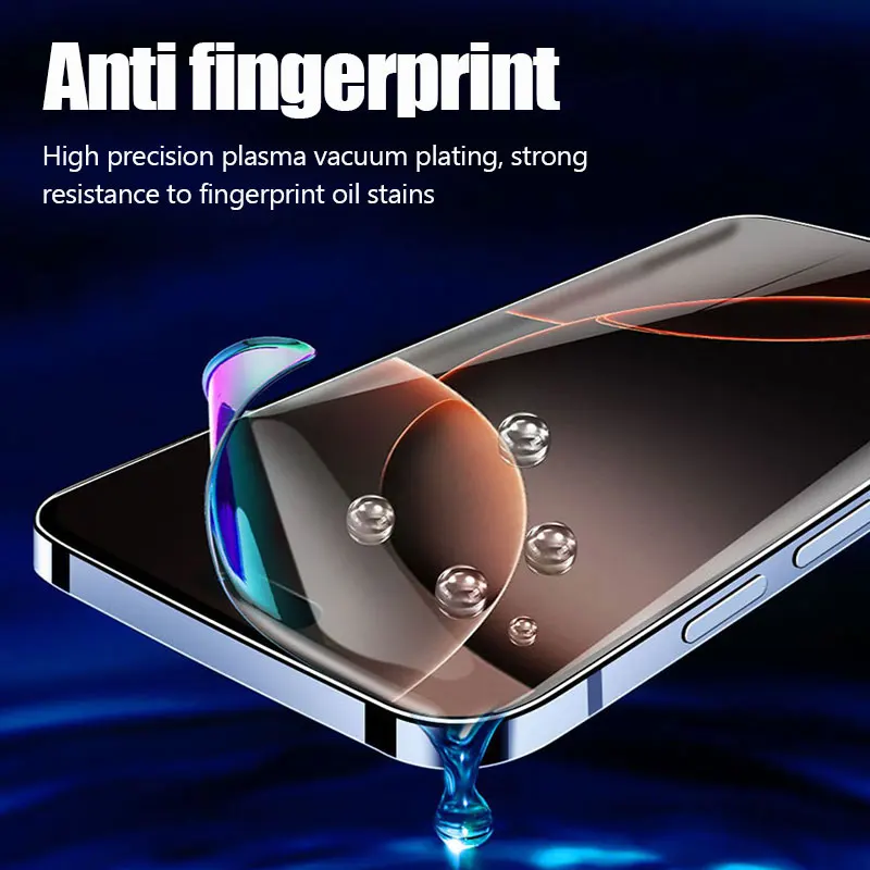4-Piece Hydrogel Full-Coverage Screen Protector Set