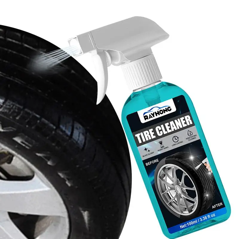 Tire Wheels Cleaner Tire Shine Dressing Coating For Cars Tires Bumpers