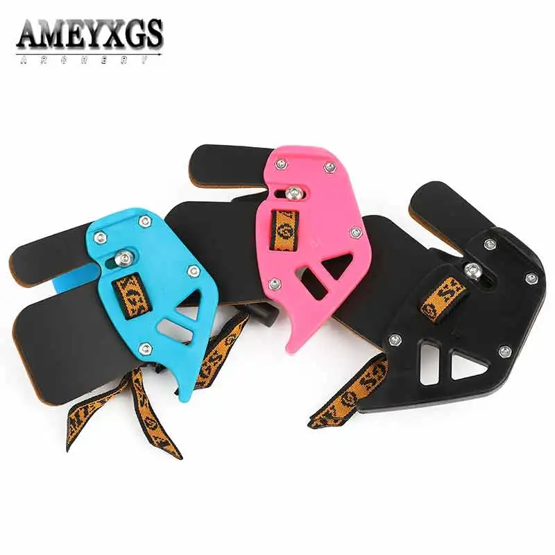 Archery Finger Guard S/M/L Size Finger Tab Cowhide Pad Bowstring Finger Protector Right Hand for Recurve Bow Shooting new model is applicable to kelly bag shoulder strap hand sewn woven cowhide shoulder strap crossbody strap