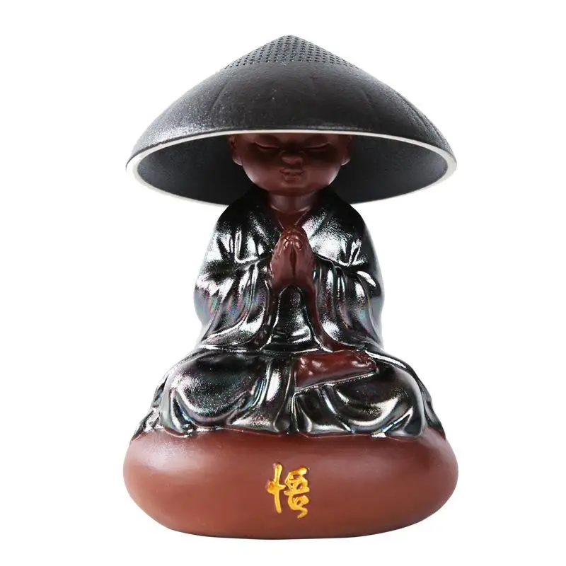 창의적인 세라믹 차 거름망, 차 잎 필터, 주방용품, 공부차 세트, 자주색 점토 장식품
