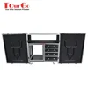 Dual-Table Flight Case And Mixing Console Workstation With Casters 5