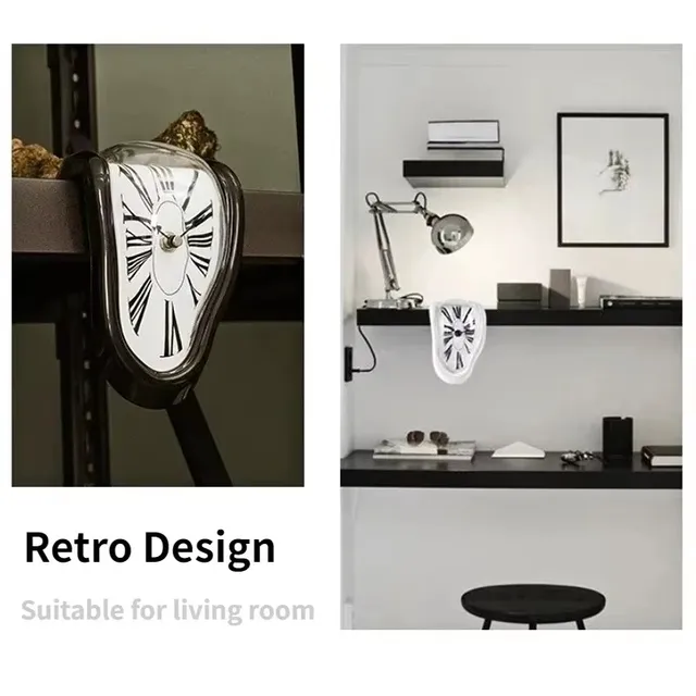 Surrealist Melting Wall Clock 6