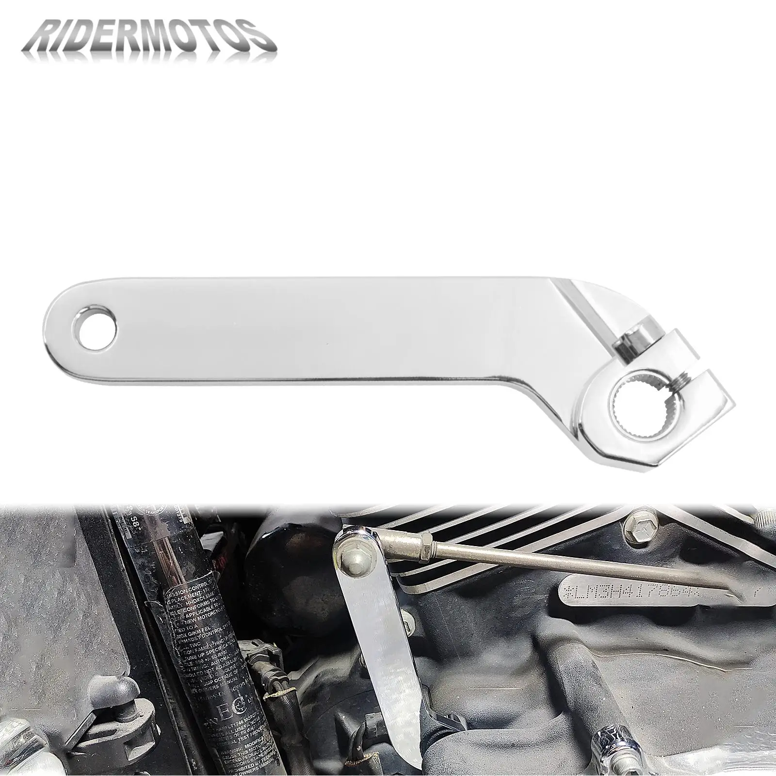 

Motorcycle Chrome Shifter Shaft Lever CNC Inner Shift Arm Rod Levers For Harley Electra Glide Road King FLT/FLHT 1984-2022 Trike