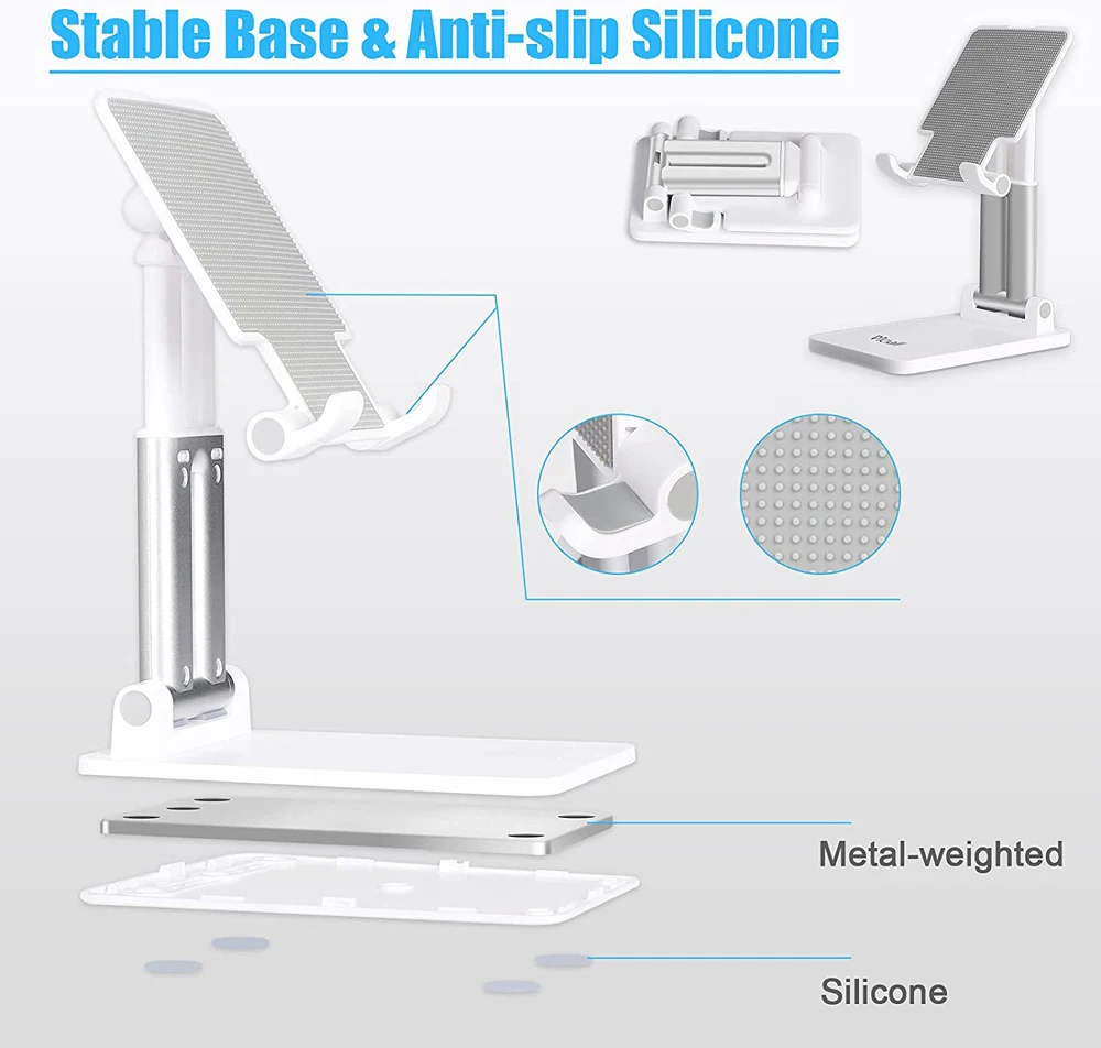 Universal Phone Holder Tablet Stands Mobile Smartphone Support Tablet Desk Desktop Portable Adjustable Table Cell Phone Holder 3
