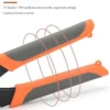 IWISS Non Insulated Open Barrel Terminal Crimp Tool  Wire Crimper IWS-1424A Orange 5