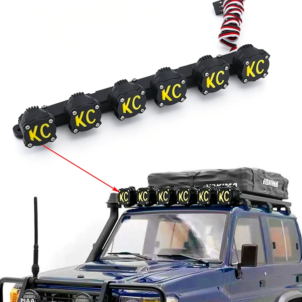 Feux de toit LED simulation pour RC Crawler 1/10 Trx4 Scx10