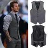 Men's Large Size Korean Version Slim-fit Suit Waistcoat Men's Wedding Business Vest British Casual Clip Fashion Men 1