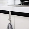 Bathroom Shower Door Back Hook Stainless Steel Over Glass Door Shower Towel Rack S-Shape Bathroom Bathrobe Hanger Holder Hooks 3
