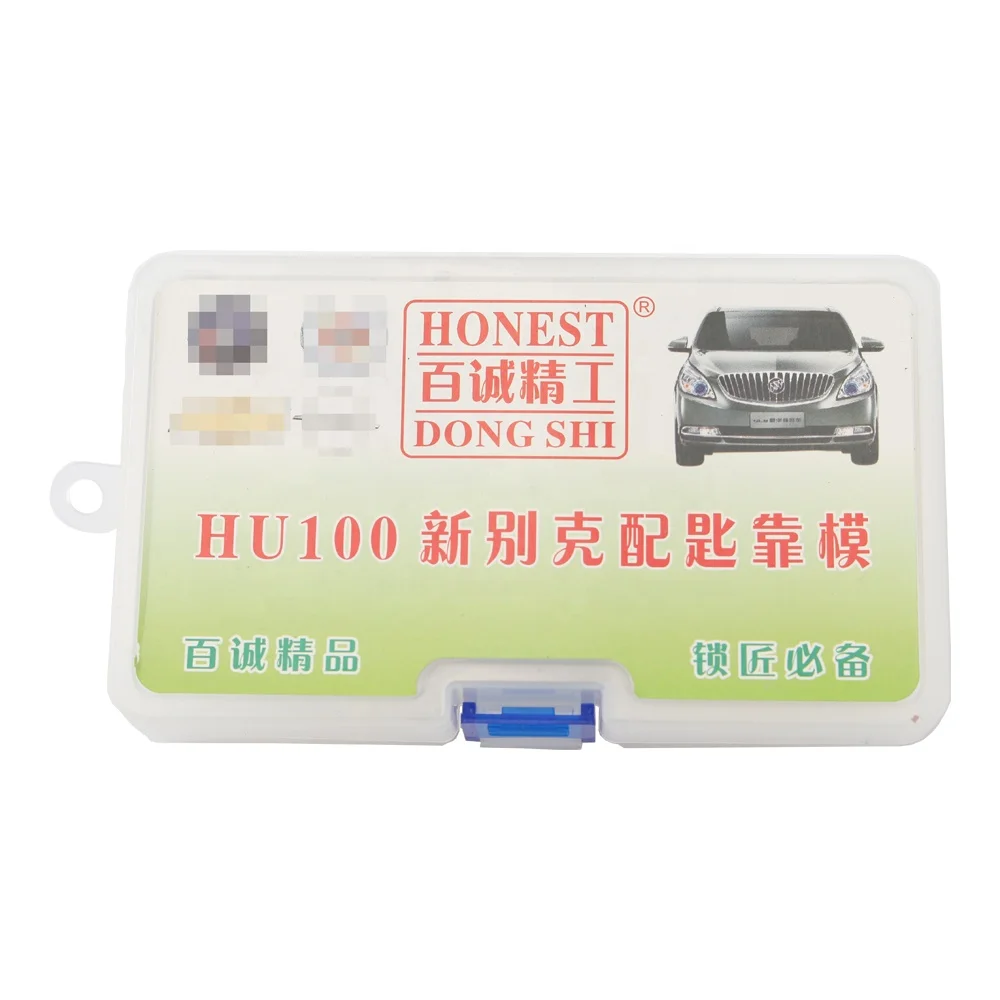 HONEST Car Key Duplicating for New Buick HU100 Decoder car locksmith supplies tool HONEST Car Key Mould New Buick HU100