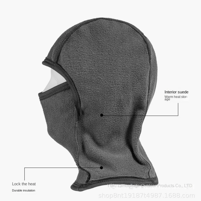 Winter Ski Cycling Face Mask Fleece Balaclava Polar Fleece Helmet Inner Cap