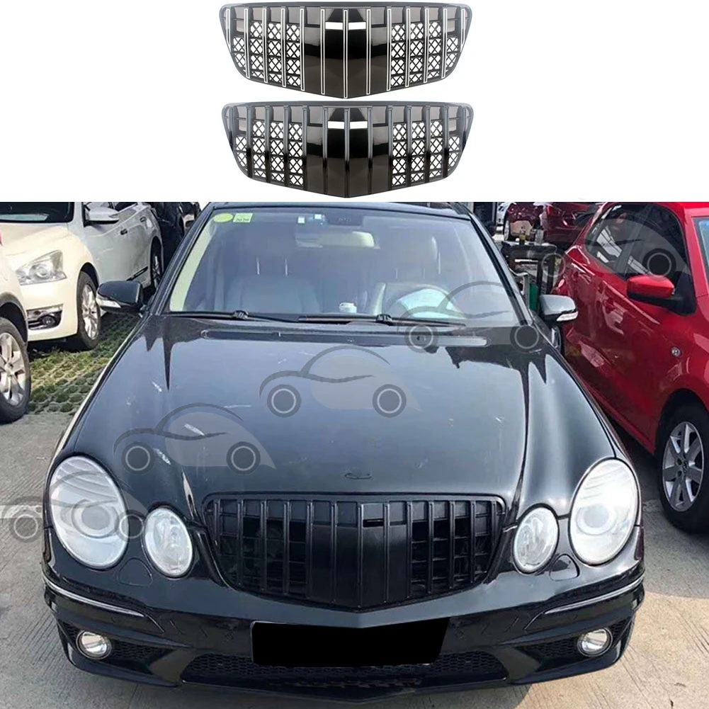 

Передняя гонка Facelift решетка GTR стиль решетки для Mercedes-Benz E-Class W211 E200 E240 E320 2007 2008 2009
