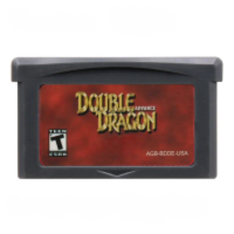Video Card Double Dragon Advance Cartridge for GBA SP GBM NDS DS Lite NDSL English Console Tool