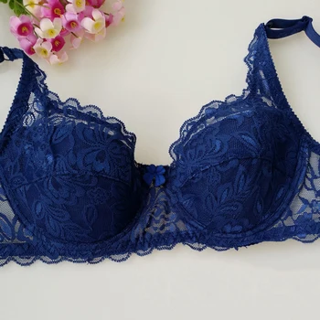 Lace Women's Bra Breast Cover Summer Thin Full Cup Underwear Plus Size Adjustable Push Up Bras Undewire Sexy Bralette Lingerie 1