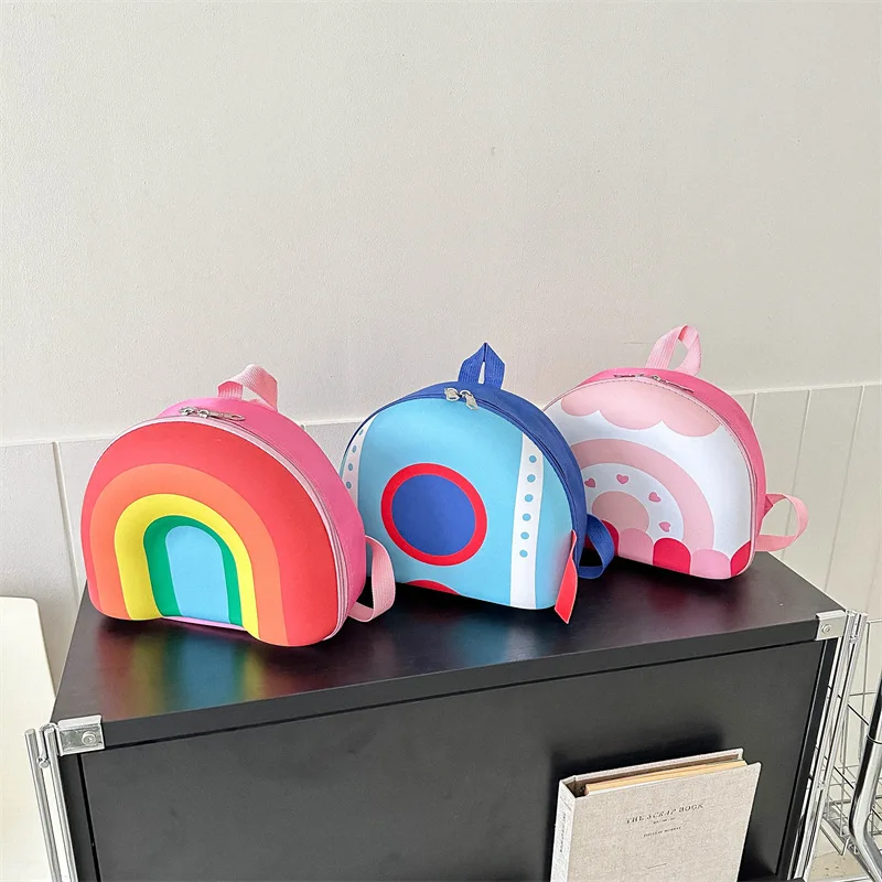 Taobo Children's Fun Cute Rainbow Pattern Backpack Waterproof, Durable, and Weight Reducing Children's Backpack 4