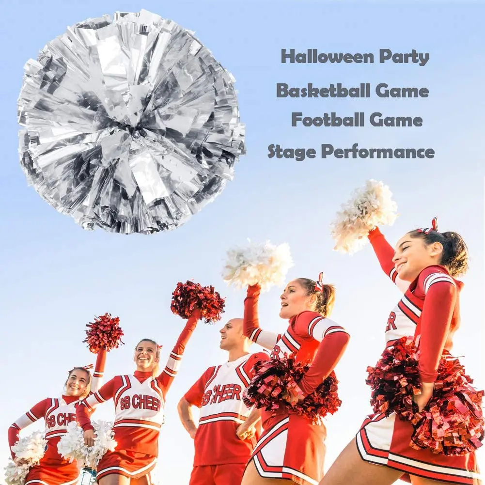 Game Pompoms Cheerleader Cheering Pom Poms Sports Match Vocal Concert Color Free Combination cheap practical cheerleading pom poms