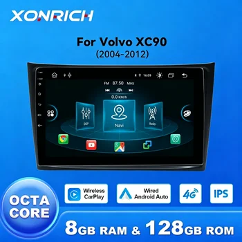 Reproductor Multimedia para Auto con Android 14 para Volvo XC90 2004-2013, Carplay Inalámbrico, Radio Estéreo, Multimedia, Wifi, GPS, Navegación 1