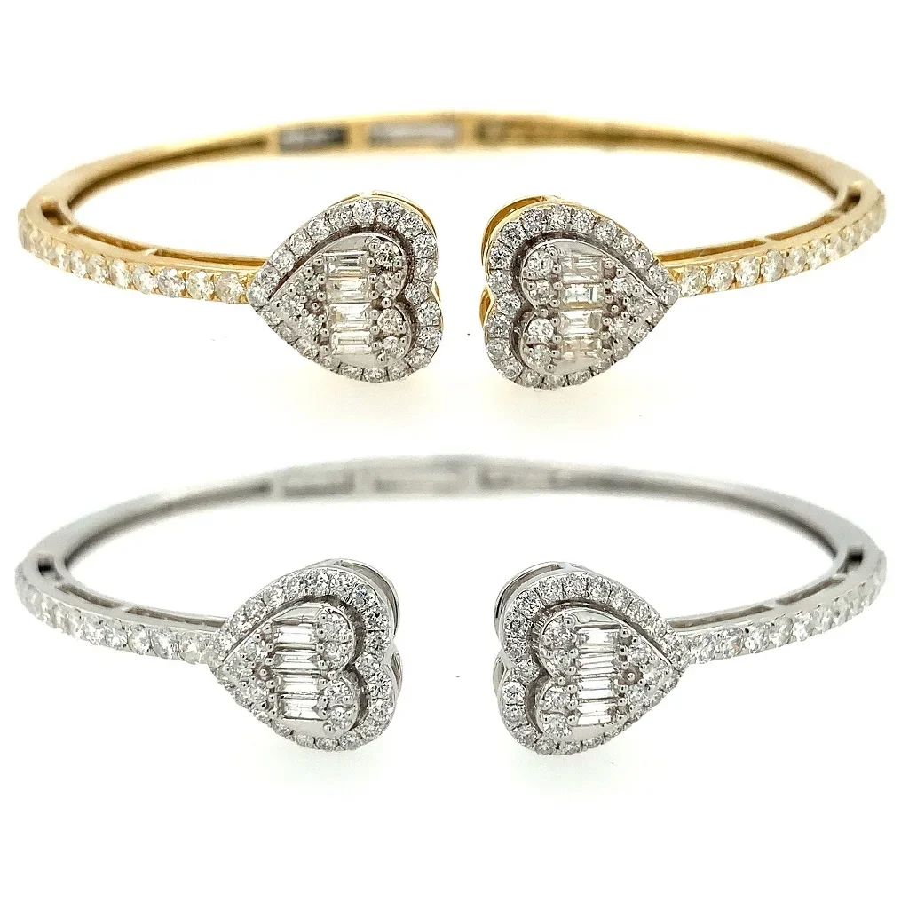 

Новое поступление 2024, блестящие женские ювелирные изделия высокого качества с микрозакрепкой, 5А, блестящий Открытый браслет с фианитами