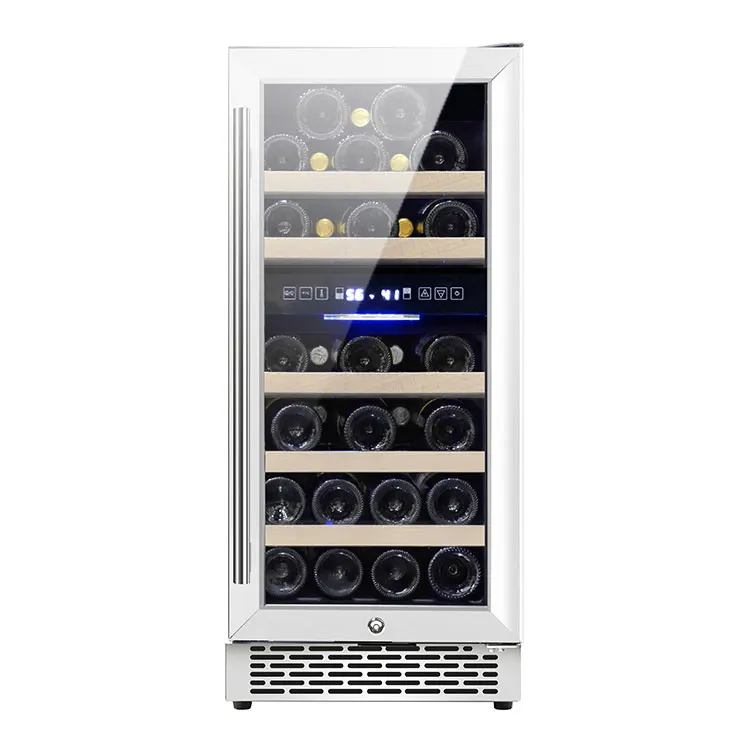 

Home Appliances Wine Refrigerators Smart Display Beverage Cooler Wine Cellars Pre Manufactured 14,33,66 bottles