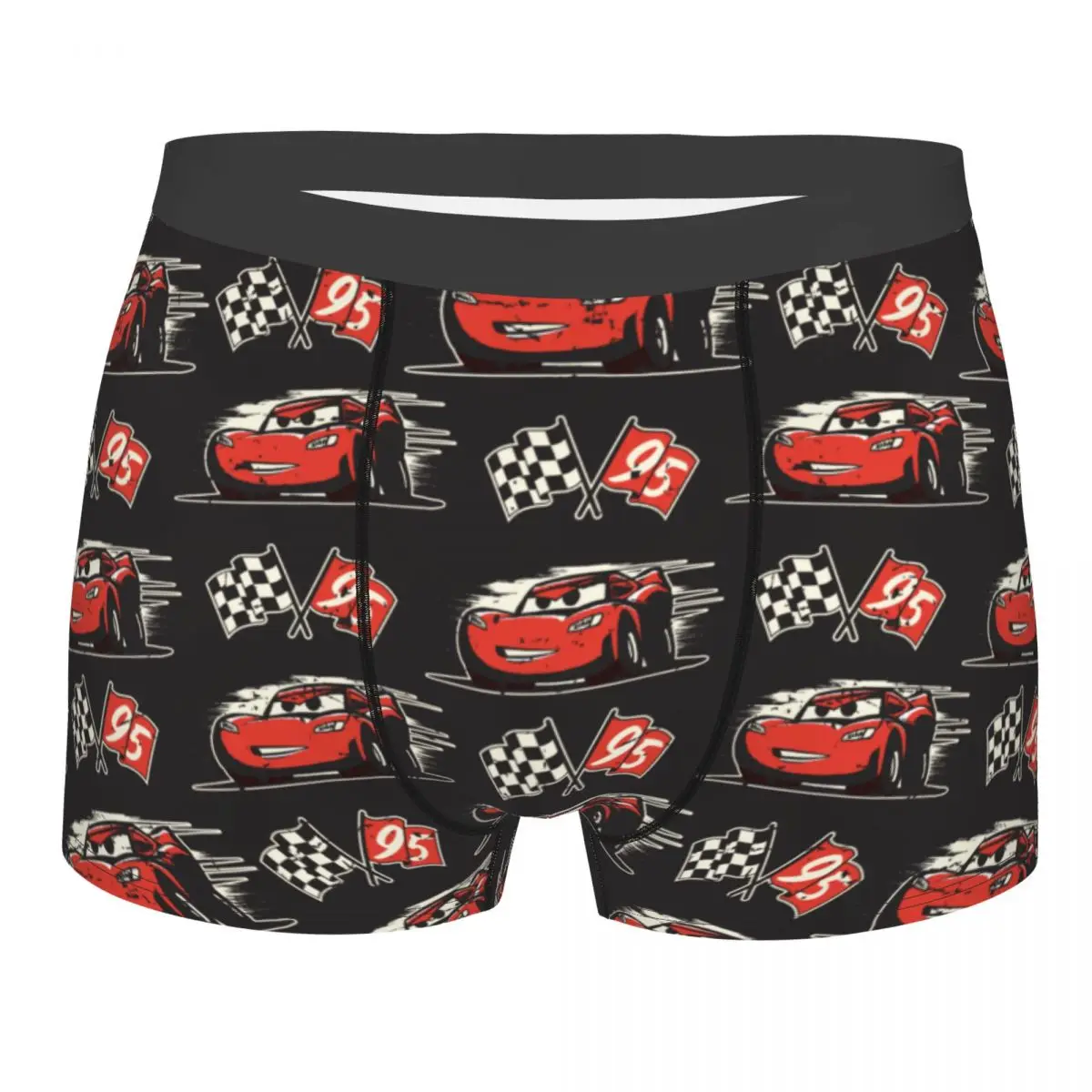 Auto 3 Lightning Mcqueen Cartoon Man Long Underwear Boxer Shorts Mutandine Divertenti Mutande Traspiranti Per Homme