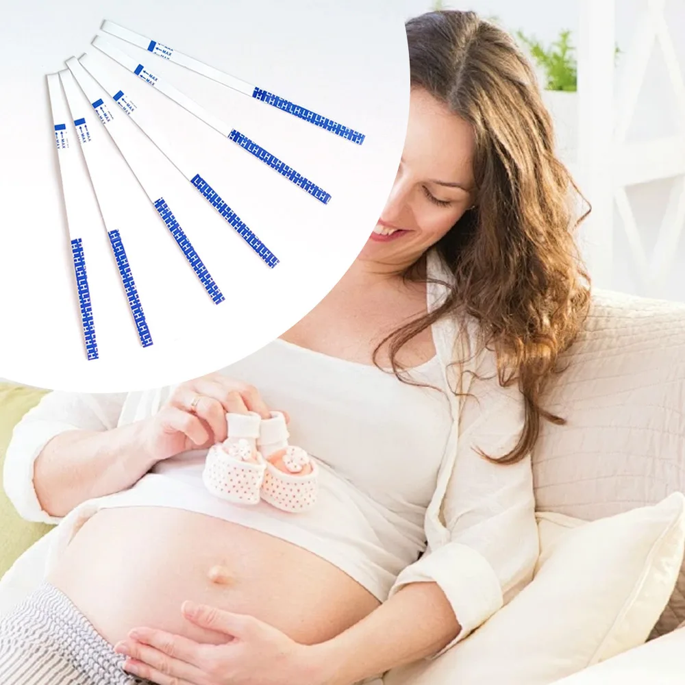 Ovulation Cycle Test Strips Check Pregnant Luteinizing Hormone Detection Paper for Married Women Pregnancy Testing 20PCS