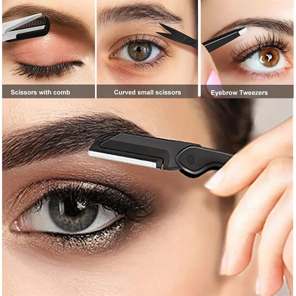 Multipurpose Eyebrow Trimmer Face Razors For Women And Men 16PCS Eyebrow Razor Facial Hair Removal Tool Dermaplaning Tools