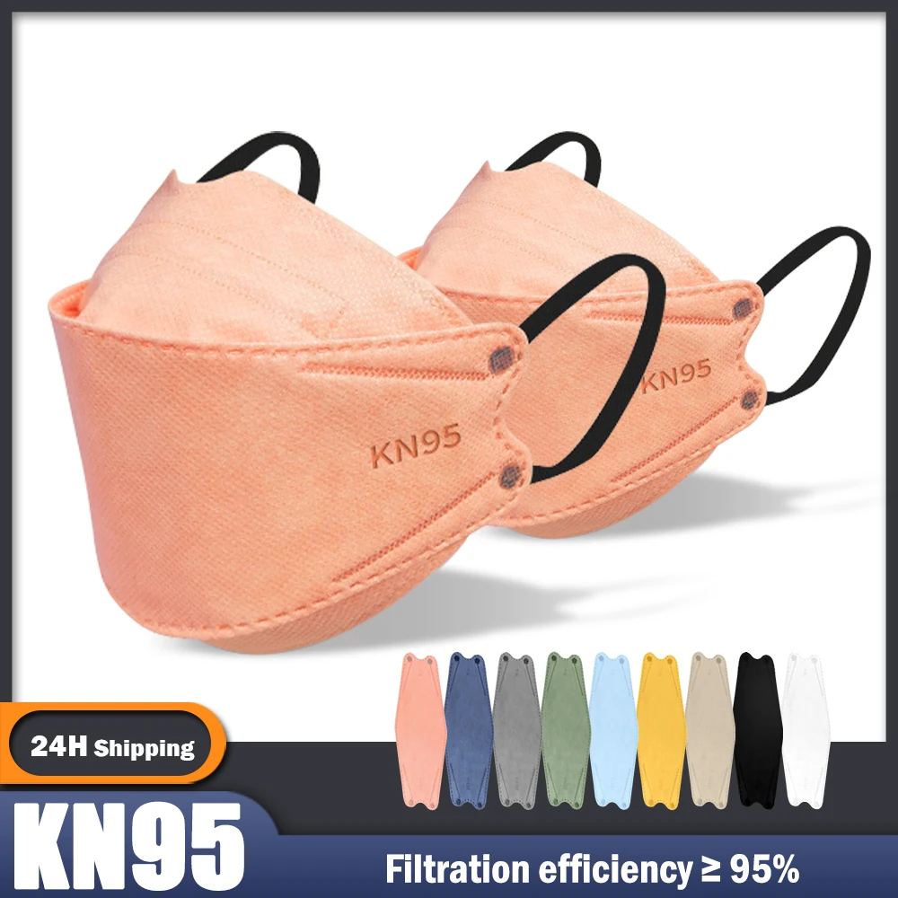 

Корейская маска для лица KN95 Mascarillas FPP2 homologada взрослые 4-слойные защитные маски FFP2 цветные Morandi FFP3 Masken ffp 2