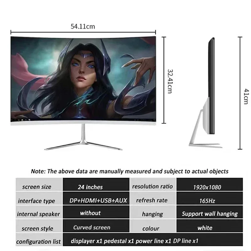 ũž ÷̿ LCD ȭ , ̸ , 1MS HDMI, 24 ġ IPS, 165hz, 1080p