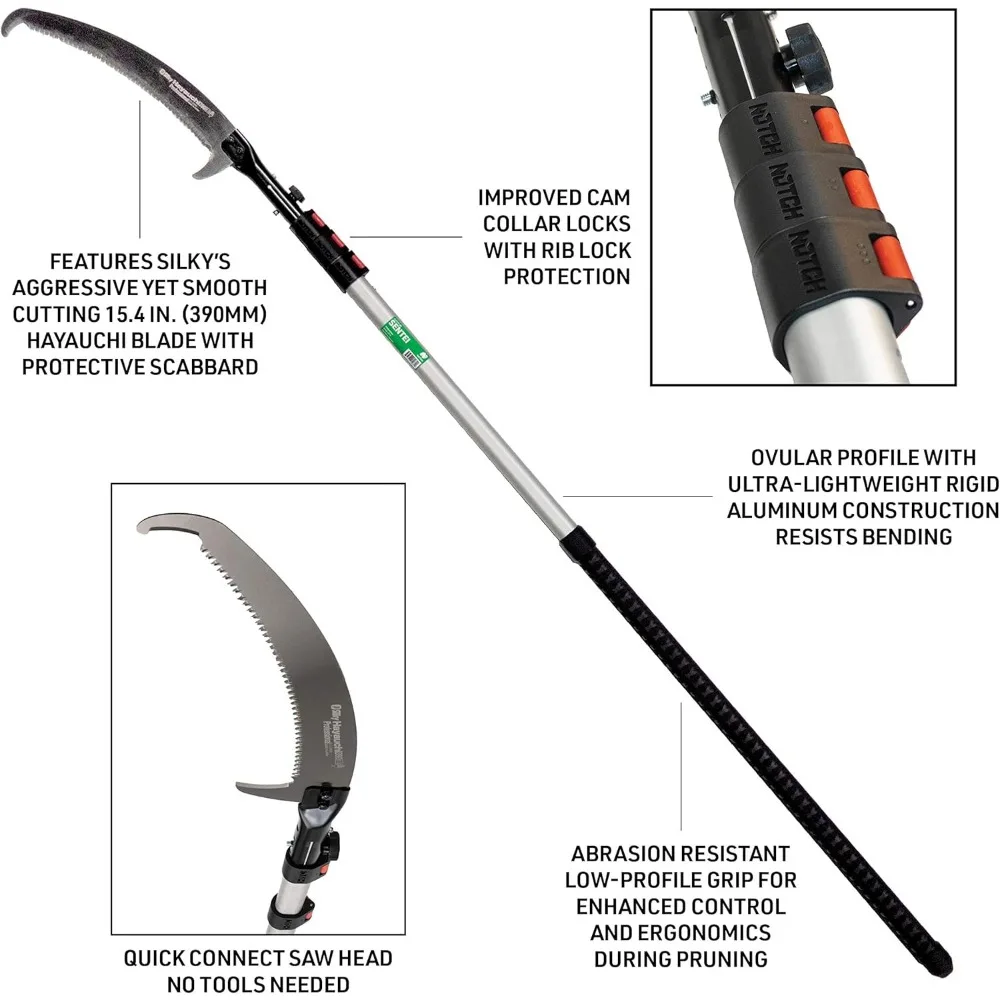 21' Sentei 4 Section Telescoping Aluminum Polesaw (4177-39) 4