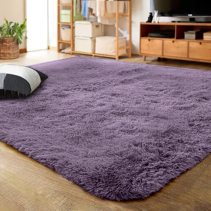 

LOCHAS Thickened Fluffy Carpet christmas decoration Carpets for Living room rugs Large size sofa bed Rug decoration for bedroom