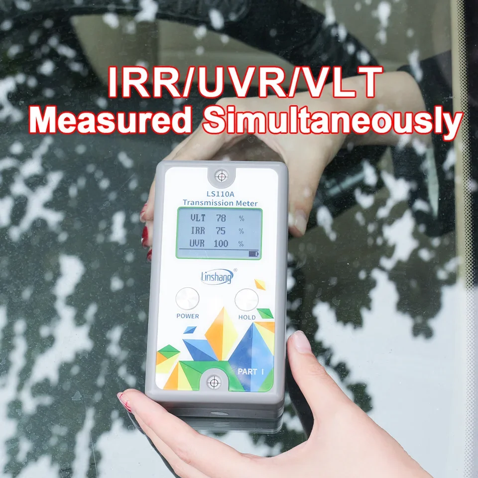 LS110A Window Solar Film Meter Transmission Meter UV IR VL Spectrometer For Film and Glass Transmittance Testing