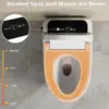 Tankless Smart Bidet Toilet Large Screen with Elongated Seat Toilet with Built in Bidet Heated Toilet Seat Warm Bidet Auto Open 4