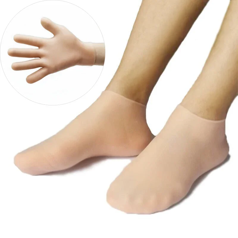 발 및 손 관리 양말 장갑, 보습 실리콘 젤 양말, 발 피부 관리 손 보호대, 균열..
