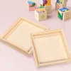 4 Pcs 3d Puzzle Storage Tray Toy Wooden Organizer Sorting Trays for Mat Toddler Blocks Toys Home Child Puzzles 2