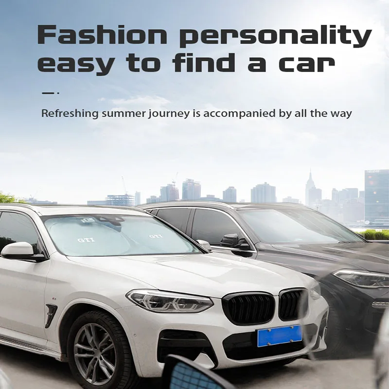 Car Windshield Sun Shade Visor UV Protection Shield For VW Scirocco GTI Polo Passat Golf Tiguan Jetta T-ROC Beetle Sharan Touare