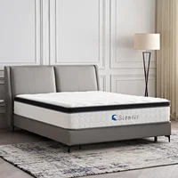 12 Inch Queen Size Hybrid Mattress - Medium Firm, Memory Foam & Pocket Springs, Motion Isolation, Edge Support, Pressure Relief 1