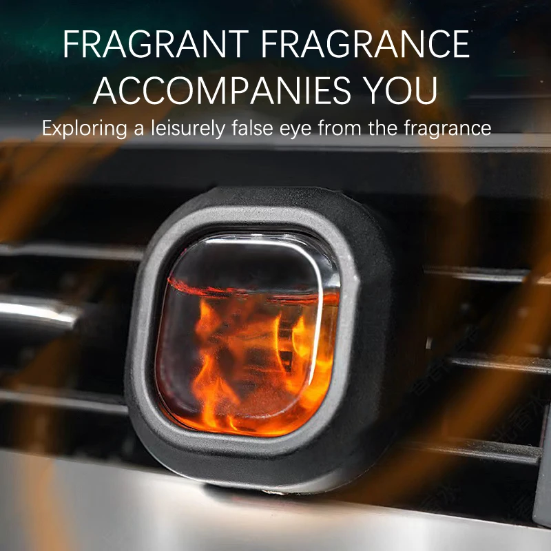 Long-Lasting Car Air Freshener Vent Clip Essential Oil Scented Odor Eliminator 0.14oz Alcohol-Free Fragrance For Fresh Car Smell_voghion.com