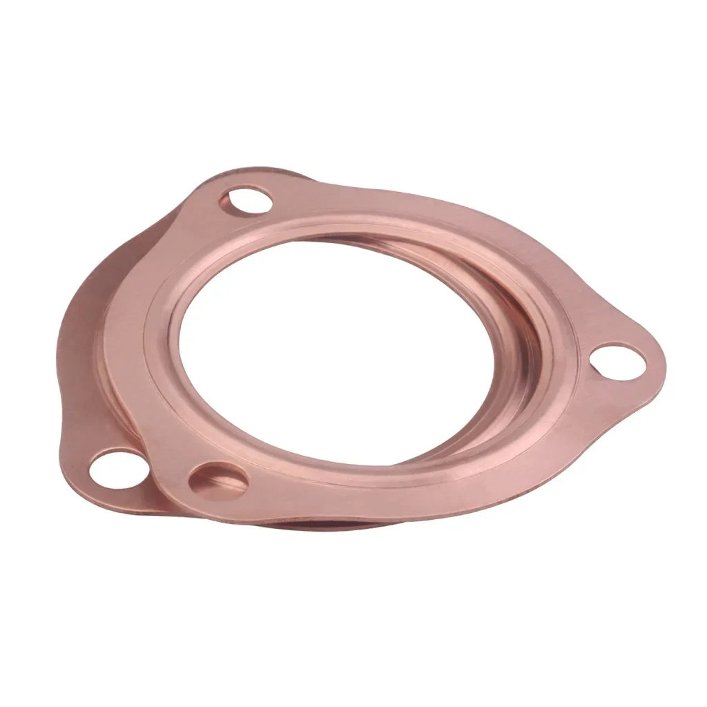 PinXin New 2.5''/3"/3.5'' Copper Header Exhaust Collector Gaskets Reusable SBC BBC 302 350 454 383
