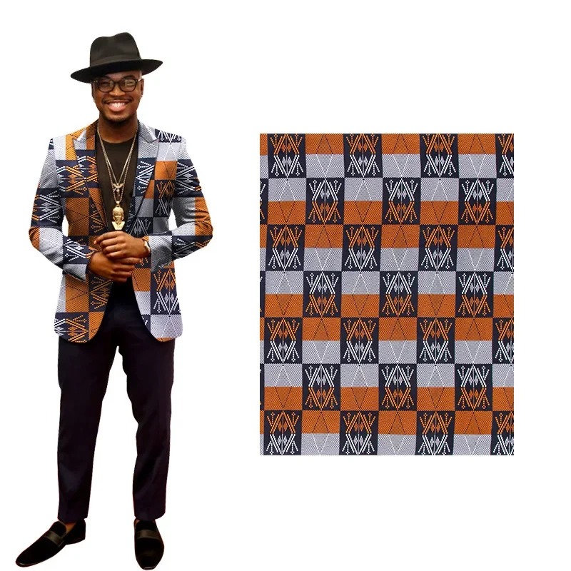 6Yards African Real Wax Prints Fabric Ankara Cotton Material High Quality Fabric By The Yard Dress