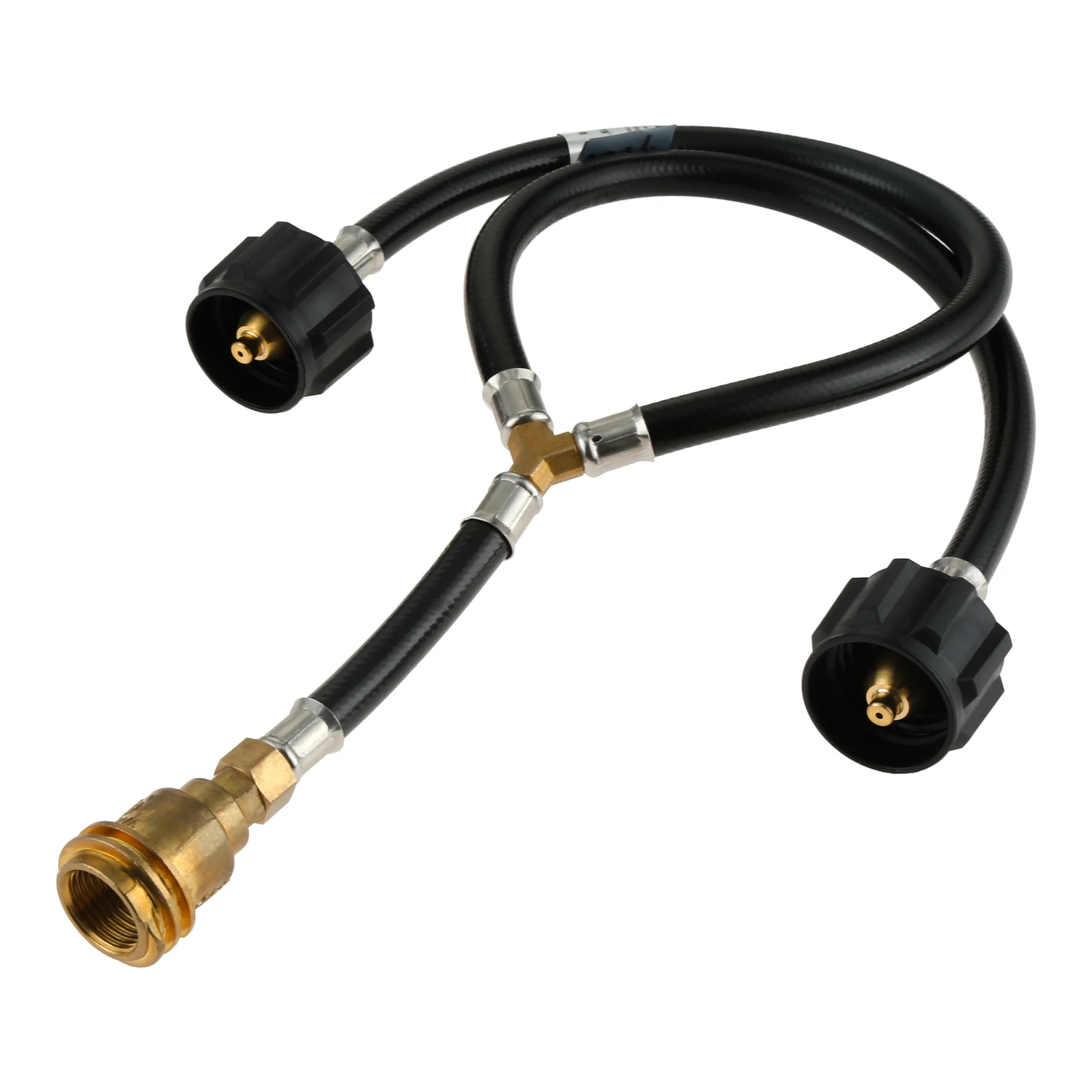 Propano y Divisor Mangueira Conversor Adaptador Universal 2-way Propano Tanque Qcc1 Regulador Válvula se Encaixa para Aquecedores Grills Fogo Pit