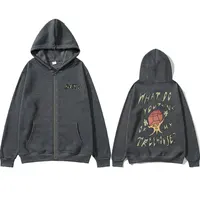 Singer Alex G Treehouse Print Zipper Hoodie Men Women Casual Fleece Zip Up Jacket Men's Fashion Vintage Oversized Zip Up Hoodies 2